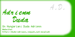 adrienn duda business card